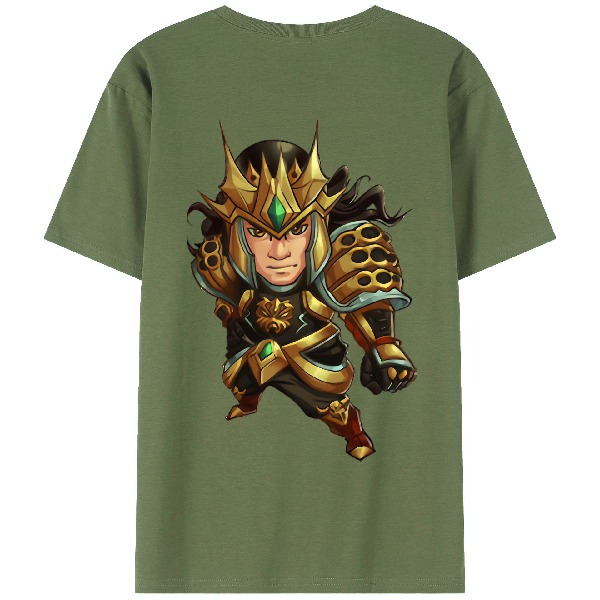 （画像用） リーグ・オブ・レジェンド League of Legends LOL 綿100％ メンズ半袖Tシャツ（バックプリント） 通気性
